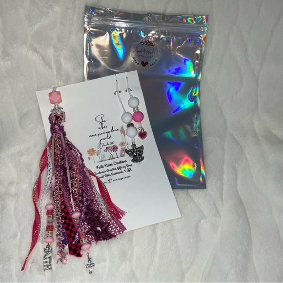 FAITH SISTER CREATIONS HANDMADE TASSEL BIBLE BOOKMARKS UP TO 7” PAGE LENGTH - Picture 8 of 12